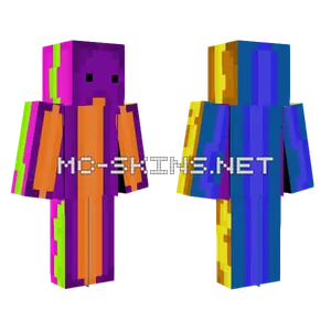 Spuaretiger1713 Colorful Skin Minecraft skin