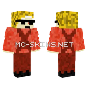 Spy Bendy Red Minecraft skin
