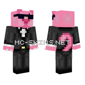 Spy Pink Suit Minecraft skin