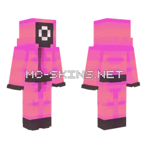 Squid Game Circle Guard Minecraft skin
