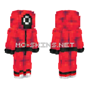 Squid Game Guard Minecraft skin