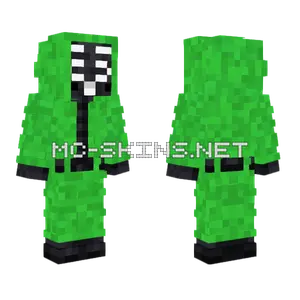 Squid Game Guard Minecraft skin