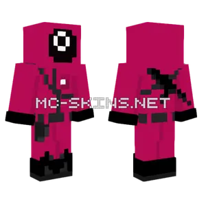 Squid Game Guard Minecraft skin