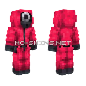Squid Game Guard Circle Minecraft skin
