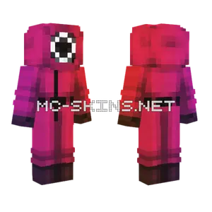 Squid Game Guard Circle Minecraft skin