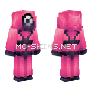 Squid Game Guard Minecraft skin