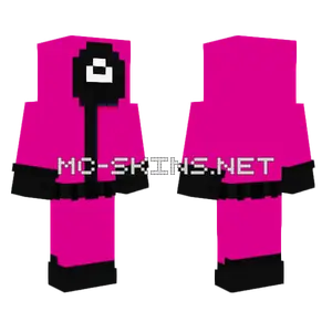 Squid Game Guard Enforcer Minecraft skin
