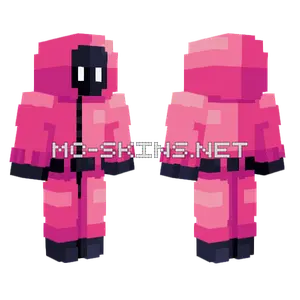 Squid Game Guard Mr Box Minecraft skin