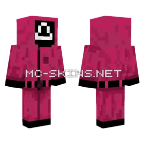 Squid Game Triangle Guard Minecraft skin