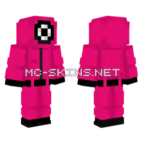 Squid Games Guard Circle Duck Minecraft skin