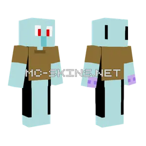 Squidward Tentacles Minecraft skin