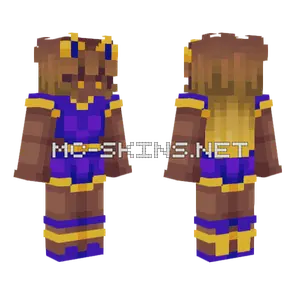 Squirrel Pharaoh Minecraft skin