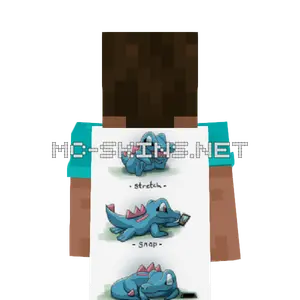 Squirtle Sleeping cape, outside and lining