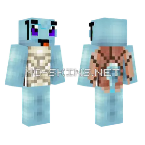 Squrtle Minecraft skin