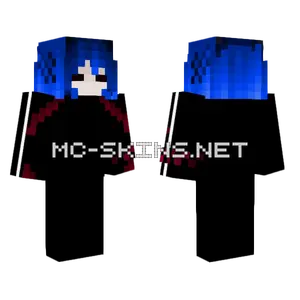 Ssaper44 Blue Hair Minecraft skin