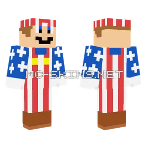 SSBU Mario Alt 2 Minecraft skin