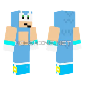SSBU Sonic Alt 3 Minecraft skin