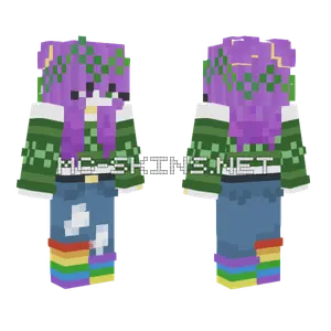 St Patricks Day Ghost Girl Minecraft skin