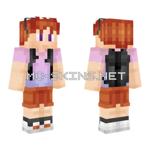 Stand On The Edge Of The World With Me Minecraft skin