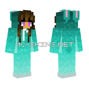 Star Bunny Onesie Minecraft skin