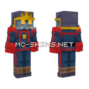 Star Lord Marvel Comics Minecraft skin