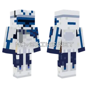 Star Wars Hedgehog Captain Rex Minecraft skin