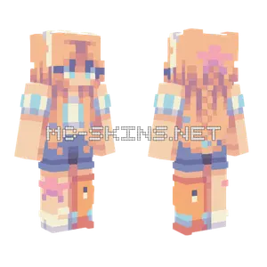 Starfish Girl Minecraft skin