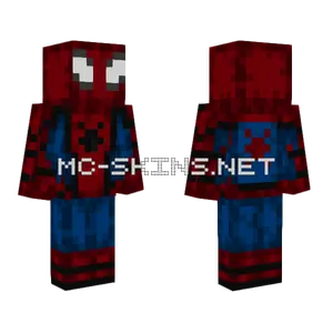 Stark Suit Spiderman Minecraft skin