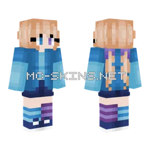 Starla Blue Outfit Minecraft skin