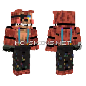 Starlight Foxy Minecraft skin