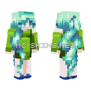 Starry Magic Girl Minecraft skin