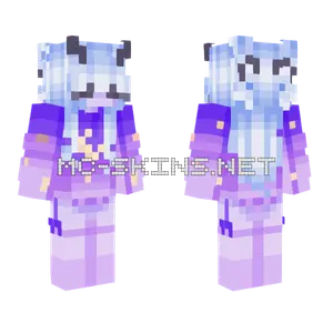 Starry Night Girl Minecraft skin