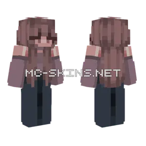 Stay Still Eyes Closed Minecraft skin