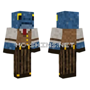 Steampunk Amphibian Minecraft skin