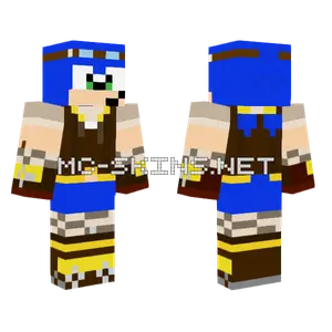 Steampunk Sonic Minecraft skin