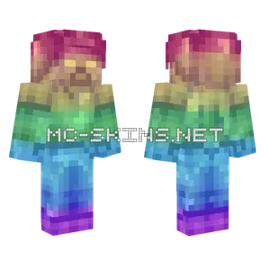 Stellar Rainbow Minecraft skin