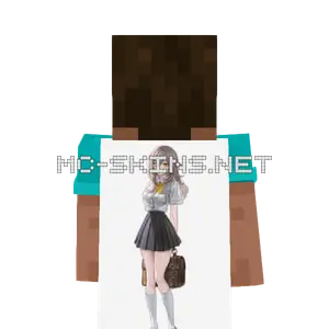 Stelle School Uniform cape, outside and lining