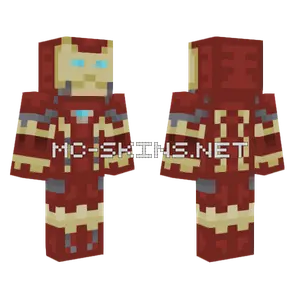 Steve Brown Iron Man Minecraft skin