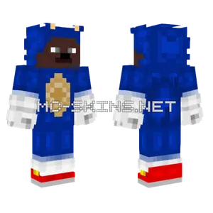 Steve Brown Of Sonic Minecraft skin