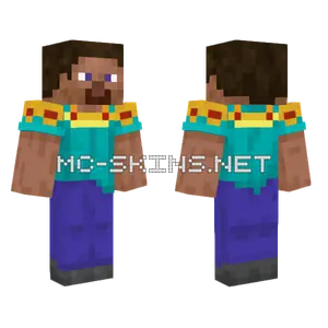 Steve In MCC Cape Minecraft skin