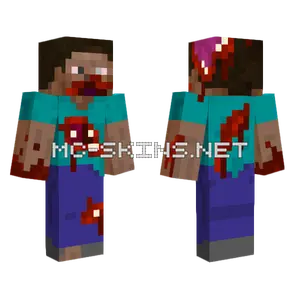 Steve Massacre Minecraft skin