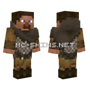 Steve Medieval Short Cloak Minecraft skin