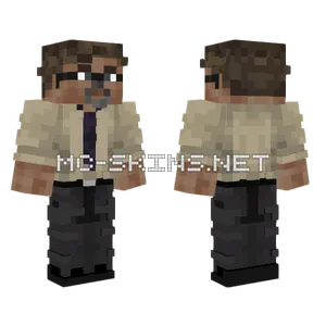 Steve Raglan Minecraft skin