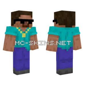 Steve The Aura Minecraft skin