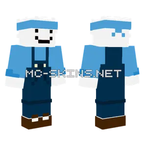 Stickman Engineer Minecraft skin
