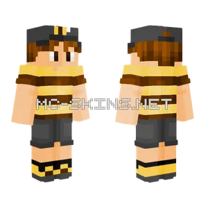 Stinger Bee Girl Minecraft skin