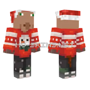 Stinky Christmas Parker Minecraft skin