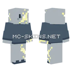 Stone Glowy Guy Minecraft skin