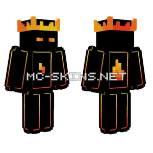 Straight Fire FX Minecraft skin