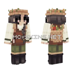 Straw Hat Boy Minecraft skin